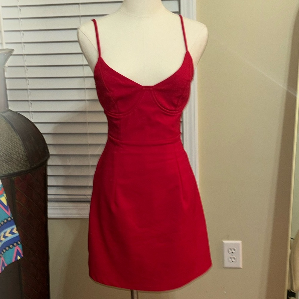 Red dress